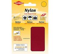 Kleiber Patchs en nylon autocollants imperméables Rouge foncé