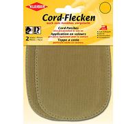 Kleiber Patchs thermocollants ou à Coudre pour Coudes et Genoux, Beige, 2 par Pack