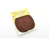 Kleiber Petits Patchs ovales Velours côtelé thermocollant/à Coudre Coudes/Genoux, Marron