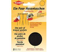 Kleiber Poches de pantalon thermocollantes - 1 paire 05 schwarz