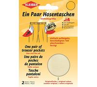 Kleiber – Poches de remplacement pour pantalon – Thermocollantes – Beige