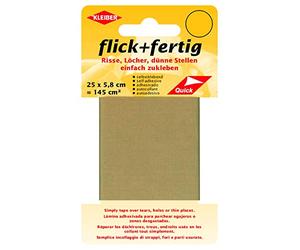 Kleiber Ruban nylon réparation autocollant rapide Beige , 145 cm²