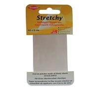 Kleiber Ruban thermocollant élastique 40 x 6 cm - Crème (réparation vêtements)