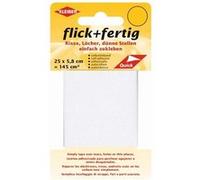 Kleiber 145 cm² Ruban nylon réparation autocollant rapide Blanc cassé - 25 x 5,8 x 0,02 cm
