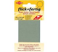 KLEIBER Set de réparation Flick + Fertig Nylon Adhésifs 250 x 58 mm Gris clair G