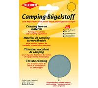 Kleiber Patch réparation thermocollant toile de tente, auvent 100% coton Gris lavable 60°C