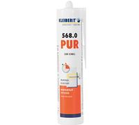 KLEIBERIT Mastic d'étanchéité, polyuréthane, pâte, imperméable, tuyau, gouttière, porte, fenêtre, durcissement 24 heures