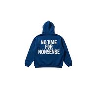 Kleidermafia Sweat-shirt 'No Time for Nonsense' bleu, Taille S