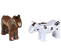 Klein - 0075 - Puzzle 3D - Boîte de 2 animaux magnétiques Funny Puzzle, cheval et vache