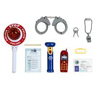 Klein 8850 Set de policier Ben & Sam avec 10 accessoires | Sont inclus une lampe|torche et un bâton de policier avec lumière | Dimensions de l’emballage : 40 cm x 32 cm x 4,5 cm | Dès 3 ans