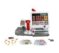 Klein 9356 Caisse enregistreuse tactile | Avec clavier tactile, fonction calculatrice, terminal pour carte de crédit, scanner et balance | Dimensions : 31 cm x 15,5 cm x 23 cm | Dès 3 ans