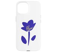 Klein Blue French Bleu Fleur Coque pour iPhone 15
