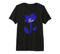 Klein Blue French Bleu Fleur T-Shirt Haut de Gamme