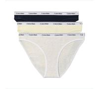 Klein Calvin Klein White Icon Logo Bikini Briefs 3 Pack