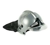 KLEIN Casque de pompier 8902 gris avec visière escamotable et protège nuque