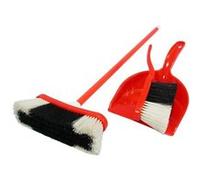 Klein Ensemble de balayage classique 3 pièces rouge Rood G