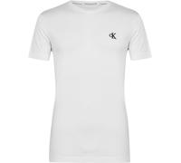 Calvin Klein T-Shirt Manches Courtes Homme CK Essential Slim Fit, Blanc (Bright White), XL