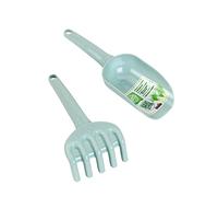 Klein Goes Bio Farine Set de bac à Sable coloré en bioplastique | avec Pelle et râteau | Jouet pour Enfants à partir de 1 an, 7661, Petit