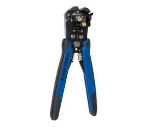 Klein Tools 11061 | Pince à dénuder auto ajustable | Fils 0,2-1 mm² | Tête auto ajustante | Butée réglable | Roue de tension | Poignées texturées