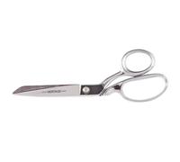Klein Tools 208K Scissors, Made in USA, Bent Trimmer with Knife Edge for Easy Fabric Table Top Cutting, 8-Inch