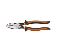 Klein Tools 2139NEEINS | Pince coupe-latérale isolée manche slim 9 inch (~24 cm) | Isolation 1000 V et VDE | Mors striés pour prise ferme | Coupe nette fils et cables