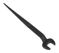 Klein Tools 3212TT Clé à molette de construction avec trou d'attache, fabriquée aux États-Unis, ouverture nominale de 3,8 cm, boulon de 1,9 cm pour écrou lourd américain