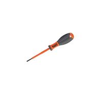 Klein Tools 32228INS Tournevis isolé VDE 75 mm, pointe CAB 2,5 mm, orange