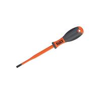 Klein Tools 32244INS Tournevis isolé VDE 125 mm, pointe CAB 5,5 mm, orange