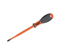 Klein Tools 32245INS Tournevis isolé VDE 150 mm, pointe CAB 6,5 mm, orange