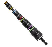 Klein Tools 32934M Visseuse à percussion, Outil Ensemble de douilles métriques multi-embouts 8 en 1, résistant aux chocs avec 4 douilles rabattables, 8 tailles de tournevis hexagonaux