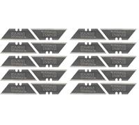 Klein Tools 44124 | Lames couteau utilitaire pack 10 | Triple arête | Compatibles couteaux standard | Acier robuste | Réversibles | 6,1 cm (Lot de 2)