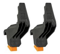 KLEIN TOOLS 54816MB MODbox Multi-crochets, système de rangement d'outils modulaire accessoire de montage latéral, fixation facile à une main, suspension polyvalente