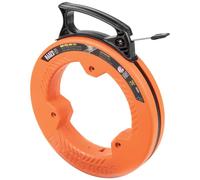 Ruban à poisson - 25 pieds de large - Ruban en acier à ressort - Pointe fine en plastique - Marquage au laser - Idéal pour les courses courtes - Outils Klein 56335