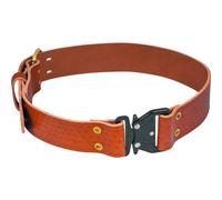 Klein Tools 5826XL Ceinture à outils en cuir avec boucle à dégagement rapide, robuste, tour de taille de 96 cm à 112 cm, XL