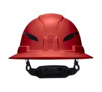 Klein Tools 60920T2 Casque de sécurité type 2 à bord intégral non ventil avec mentonnière Suspension à 6 points de fixation pour accessoires et rembourrage lavable Rouge