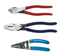 Klein Tools 80121 Pince à dénuder avec pince à dénuder et pince coupante diagonale 3 pièces