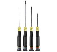 Klein Tools 85615 Mini tournevis de précision 4 pièces Phillips et jeu de fente, idéal pour l'électronique, les petits appareils, les borniers