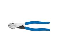 Klein Tools D200028 Pince à coupe latérale isolé, Bleu/Argent