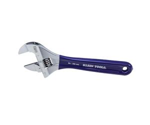 Klein Tools D86936 Clé à molette forgée avec mâchoire plus fine et finition chromée ultra-polie, 20,3 cm