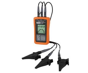 Klein Tools ET170 | Indicateur De Sequence Triphase | Affichage LCD Sens De Rotation | Double Isolation CAT III 600 V | Sans Piles Alimente Par Circuit