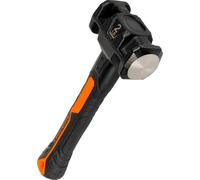 Klein Tools H80692 Masse à tête lisse avec poignée en fibre de verre, design résistant aux chocs pour frapper et démolir, avec trou de lanière 0,9 kg