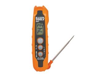 Klein Tools IR07 | Thermomètre double infrarouge et sonde | Mesure température -40 à 300 °C | Laser de ciblage et affichage rétroéclairé