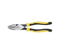 Klein Tools J213-9NECR Journeyman Pince avec côté à sertir, fabriquée aux États-Unis, avec design à levier élevé et matrice de sertissage derrière la charnière, 23 cm
