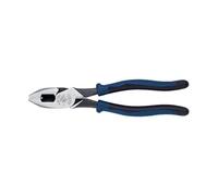 Klein Tools J213-9NETP Journeyman Pince coupante à haut effet levier, avec côté de traction de guide-fil, fabriquée aux États-Unis, 24 cm