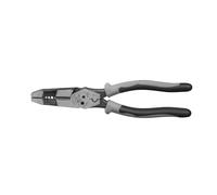 Klein Tools J215-8CR | Pince hybride plier, sertir et dénuder | Multi-outil de coupe, torsion et sertissage 209 mm (8 inch)