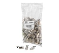 KLEIN TOOLS VDV826-754 Lot de 100 fiches de données modulaires pour câble blindé CAT6A et câble Ethernet CAT6 de plus grand diamètre Intérieur ou extérieur