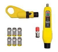 Klein Tools Klein Tools Set d'installation et de test coaxial Push On RG6 RG6Q avec testeur de câble Quantité:1