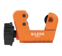 Klein Tools Mini coupe-tube 50047, diamètre extérieur de 3,8 cm, capacité de coupe pour tubes en aluminium et cuivre, lame de rechange incluse