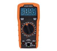 Klein Tools Multimètre MM325, testeur de tension numérique manuel 600 V AC/DC, teste les batteries, le courant, la résistance, les diodes et la continuité, noir