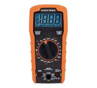 Klein Tools Multimètre MM325, testeur de tension numérique manuel 600 V AC/DC, teste les batteries, le courant, la résistance, les diodes et la continuité, noir